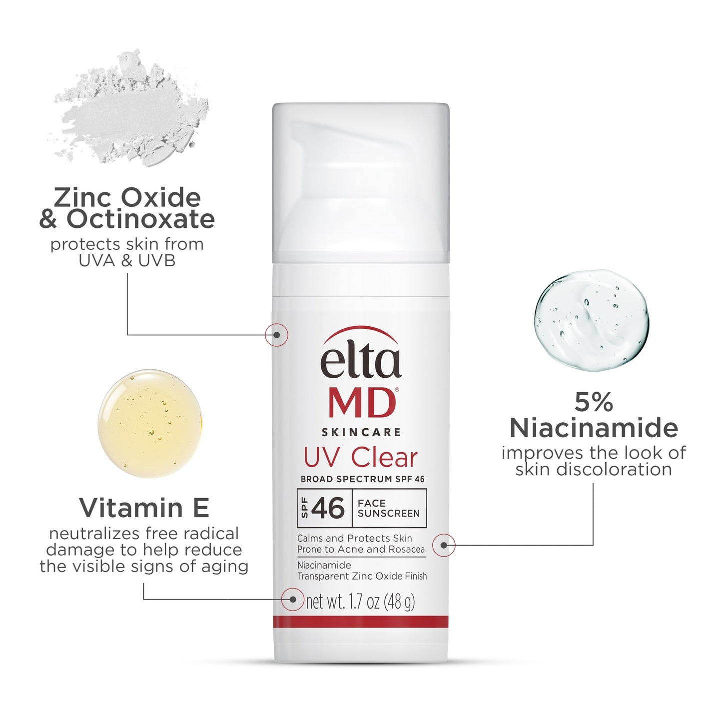 Oil-free sunscreen for acne-prone skin – EltaMD UV Clear