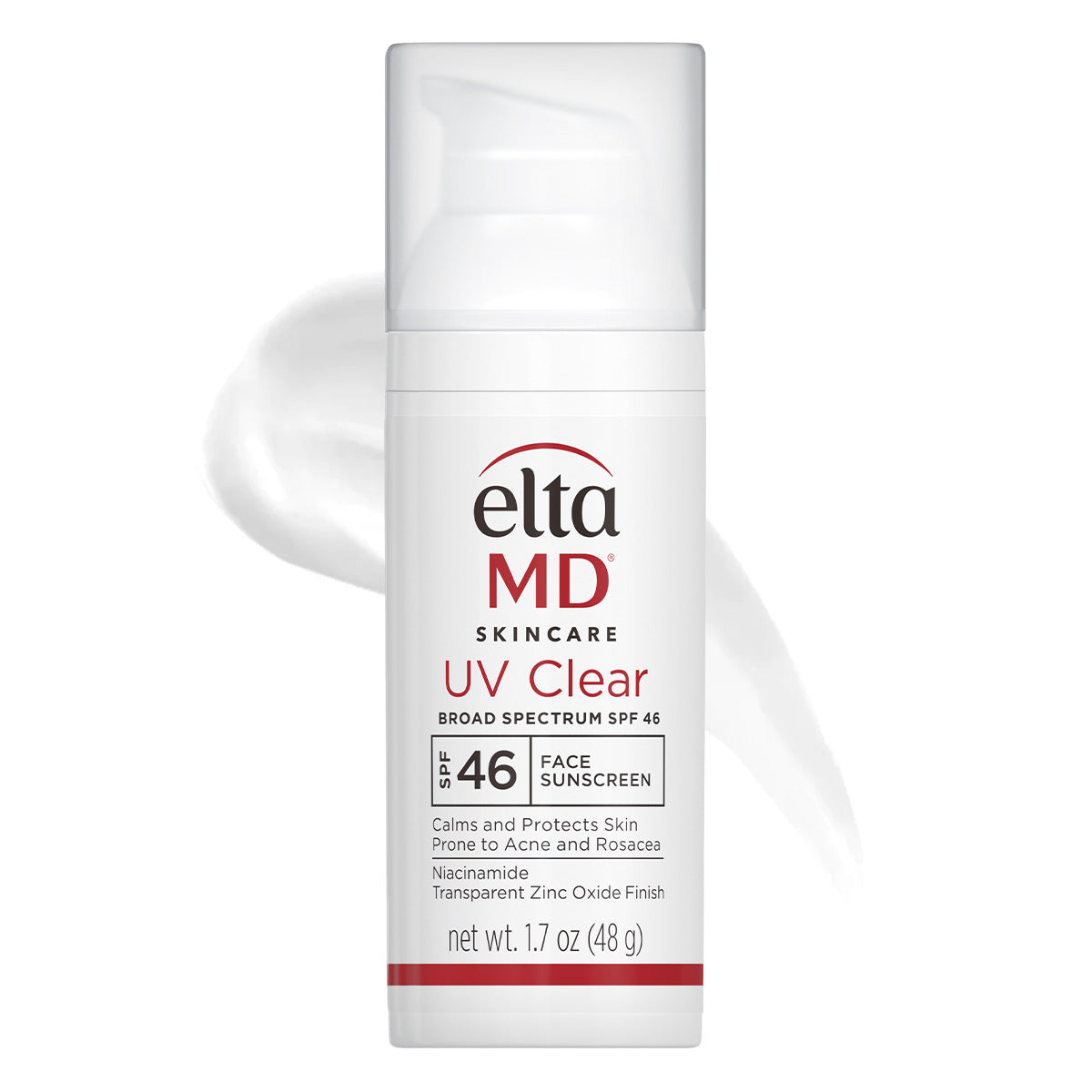 EltaMD UV Clear SPF 46 Sunscreen bottle front view