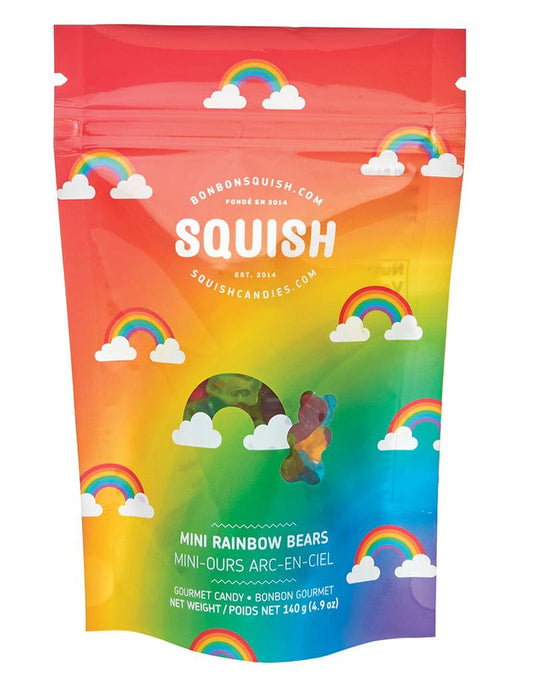 Mini Rainbow Bears SQUISH Gummies